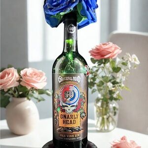 🌹 Grateful Dead 60th Gnarly Head Old Vine Zinfandel Wine Bottle Lamp